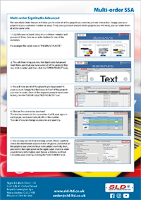  Multiorder instructions